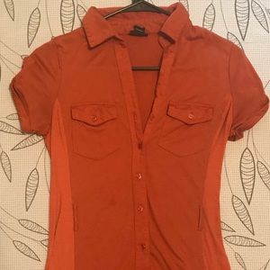 Button up casual dress